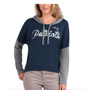 New England Patriots Touch Women's Without Limits Pullover Hoodie size small